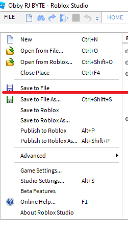 COMO SALVAR UM JOGO NO ROBLOX STUDIO 