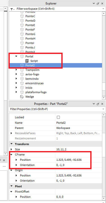 Script Teleporte Roblox Studio