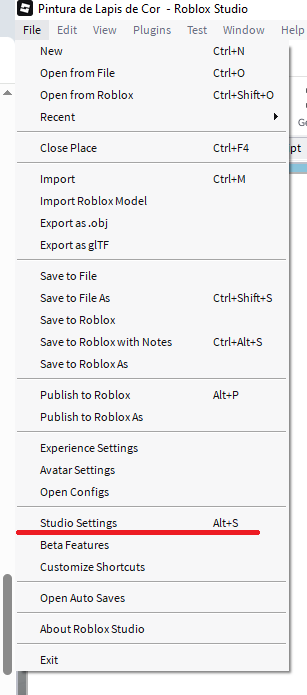 Como desabilitar a IA Generativa no Roblox Studio